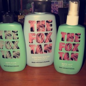 Fox tan rapid elixir, sun tan sealer & rapid mist